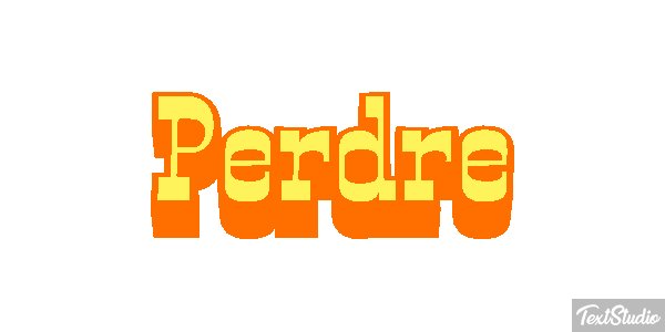 Perdre Text effect
