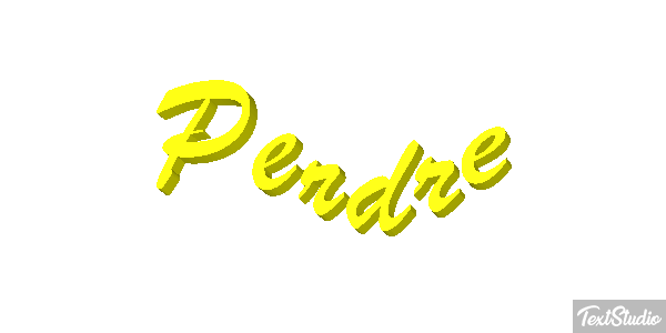 Perdre Text effect