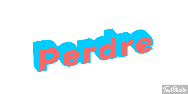 Perdre Text effect