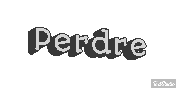 Perdre Text effect