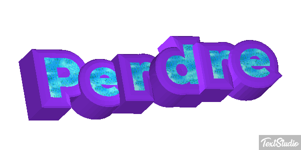 Perdre Text effect