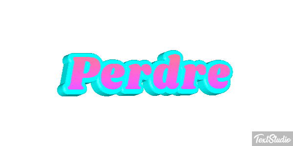 Perdre Text effect