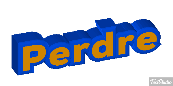 Perdre Text effect