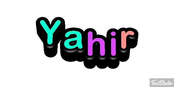 Yahir Effetto testo