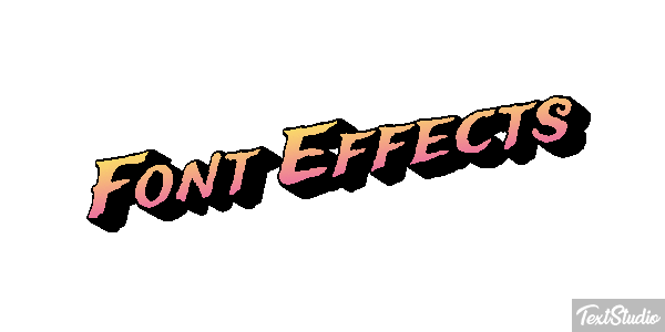 Font Effects Metin efekti