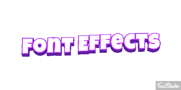 Font Effects Metin efekti