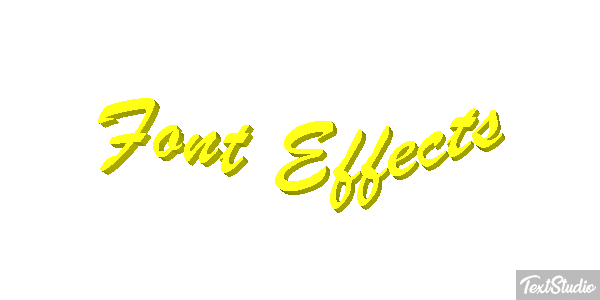 Font Effects Metin efekti