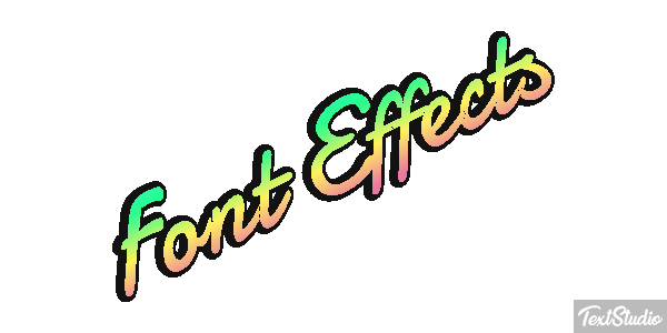 Font Effects Metin efekti