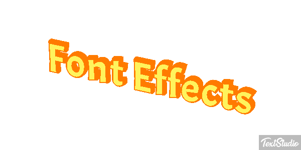 Font Effects Metin efekti