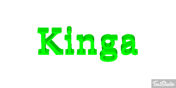Kinga Effetto testo