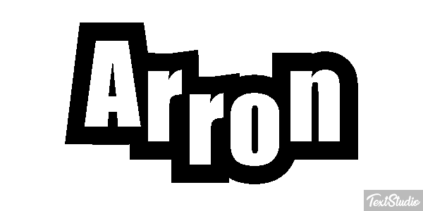 Arron Effetto testo