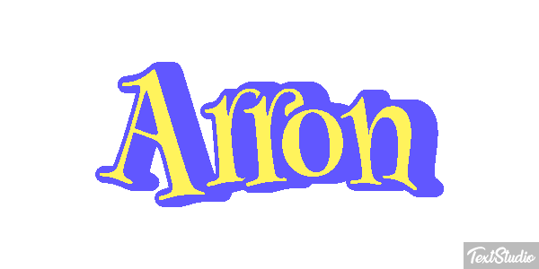 Arron Effetto testo