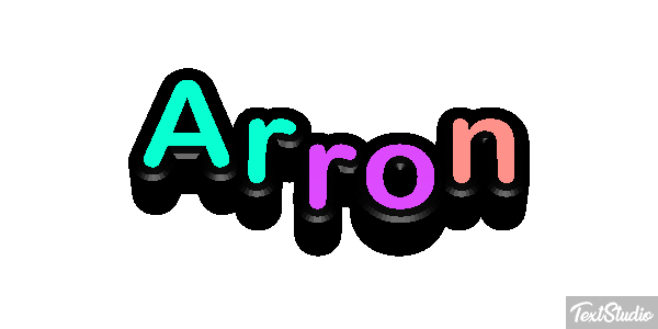 Arron Effetto testo