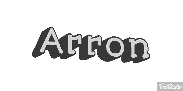 Arron Effetto testo