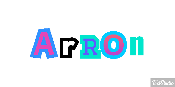 Arron Effetto testo