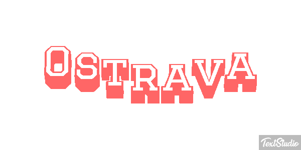 Ostrava Tekst effect