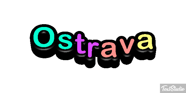 Ostrava Tekst effect
