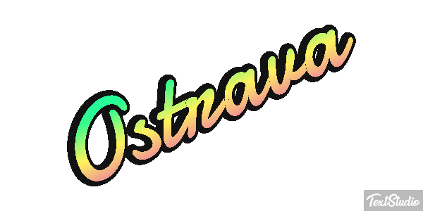 Ostrava Tekst effect