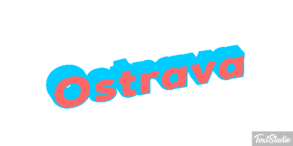 Ostrava Tekst effect