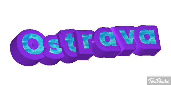 Ostrava Tekst effect