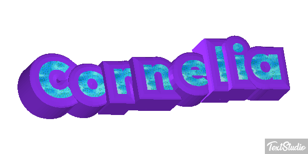 Cornelia Текстовый эффект