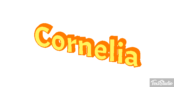 Cornelia Текстовый эффект
