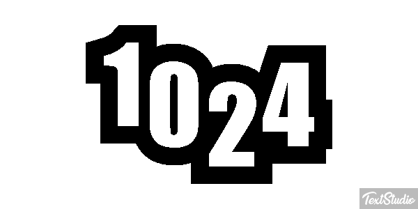 1024 Efekt tekstowy