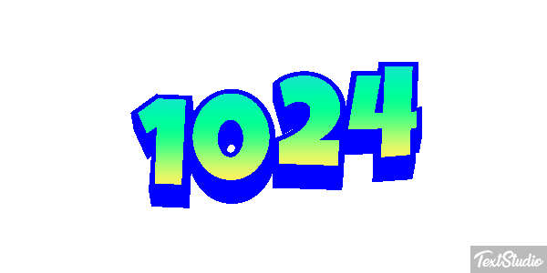 1024 Efekt tekstowy