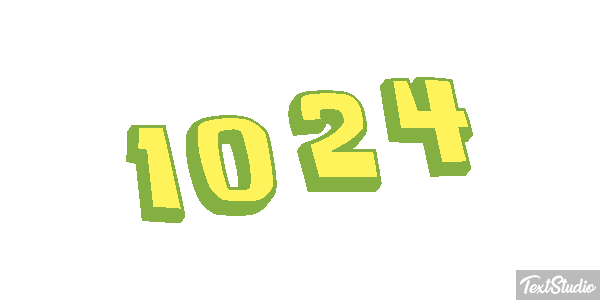 1024 Efekt tekstowy