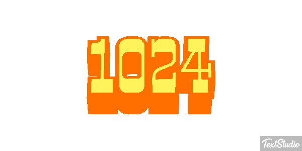 1024 Efekt tekstowy