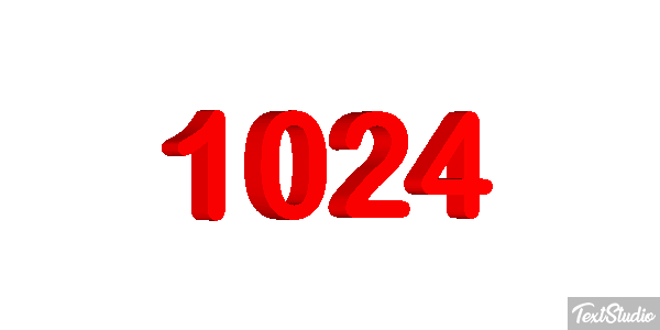 1024 Efekt tekstowy