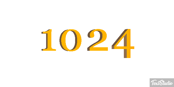 1024 Efekt tekstowy