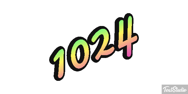 1024 Efekt tekstowy