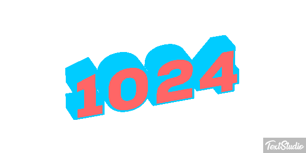 1024 Efekt tekstowy