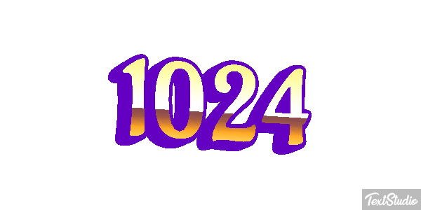 1024 Efekt tekstowy