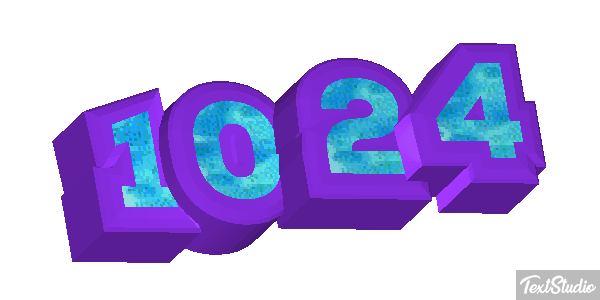 1024 Efekt tekstowy