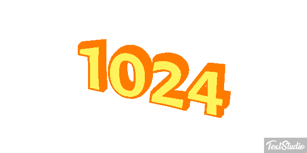 1024 Efekt tekstowy