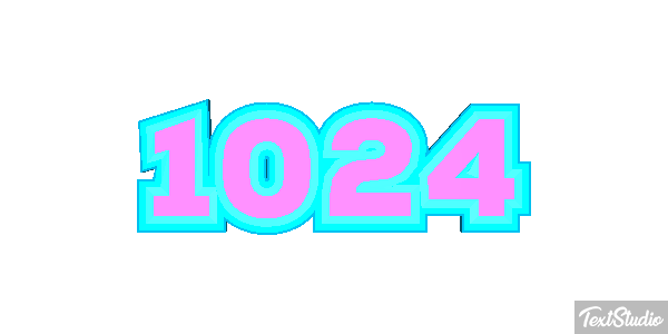 1024 Efekt tekstowy