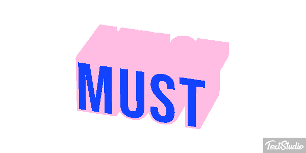 Must Effet de texte