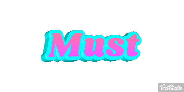 Must Effet de texte
