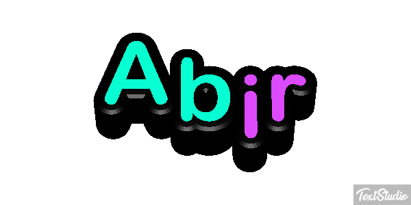 Abir Efecto de texto