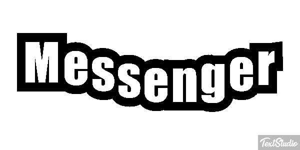 Messenger Text effect
