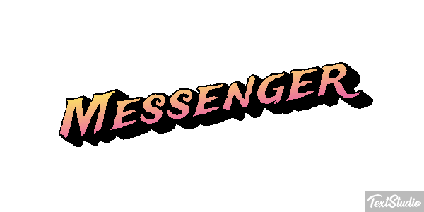 Messenger Text effect
