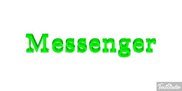Messenger Text effect