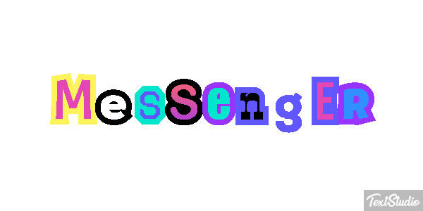 Messenger Text effect