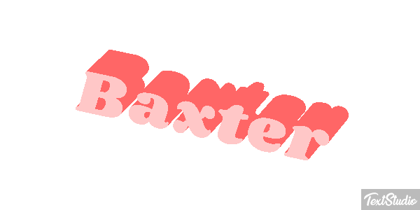 Baxter Text effect