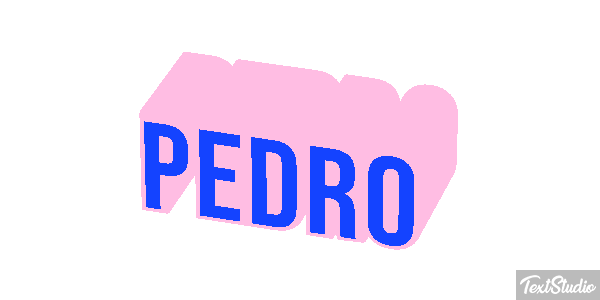 Pedro Texteffekt