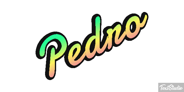 Pedro Texteffekt