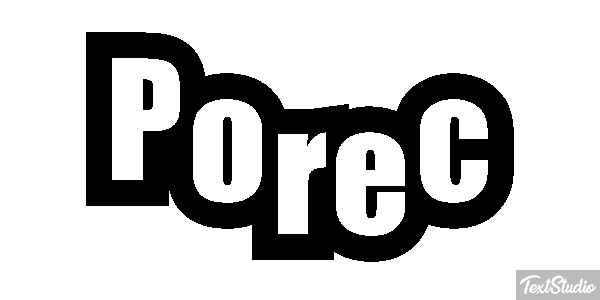 Poreč Efekt tekstowy