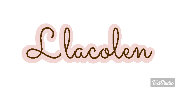 Llacolén テキスト効果
